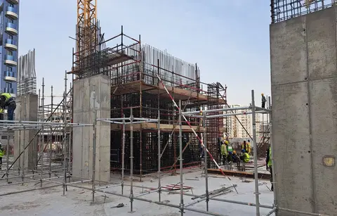 Ход строительства Cove Edition Residence 5, DubaiLand Residence Complex — 3 июня 2026, готовность 16,07%, снимок 5 из 6