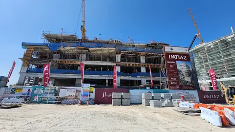 Ход строительства Beach Walk 4, Dubai Islands — 26 февраля 2026, готовность 17.04%, снимок 4 из 10