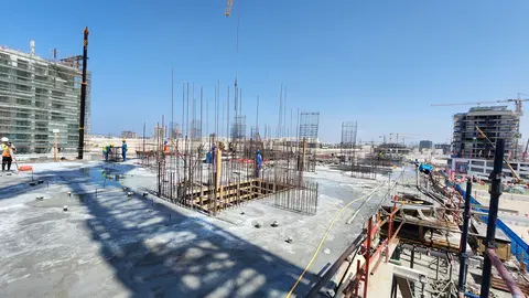 Ход строительства Beach Walk 4, Dubai Islands — 26 февраля 2026, готовность 17.04%, снимок 2 из 10