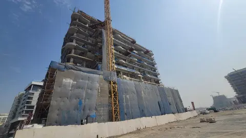 Ход строительства Beach Walk 4, Dubai Islands — 13 августа 2026, готовность 42,87%, снимок 11 из 12