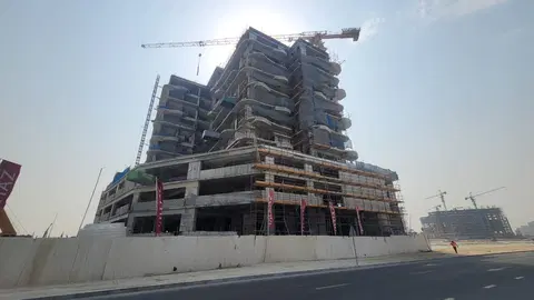 Ход строительства Beach Walk 4, Dubai Islands — 13 августа 2026, готовность 42,87%, снимок 5 из 12