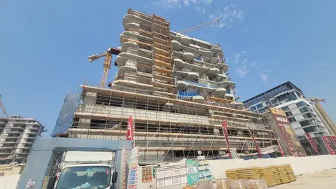 Ход строительства Beach Walk 4, Dubai Islands — 13 августа 2026, готовность 42,87%, снимок 4 из 12
