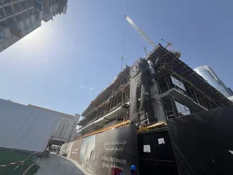 Binghatti Moonlight, Al Jaddaf construction progress — 29 June 2026, 19.24% complete, photo 7 of 7