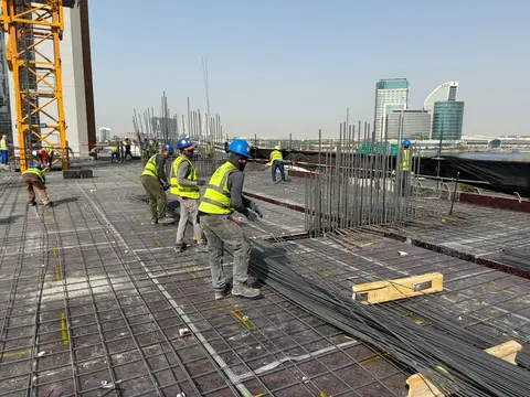 Binghatti Moonlight, Al Jaddaf construction progress — 29 June 2026, 19.24% complete, photo 5 of 7