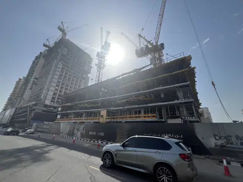 Binghatti Moonlight, Al Jaddaf construction progress — 29 June 2026, 19.24% complete, photo 4 of 7