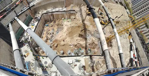 Binghatti Skyblade, Downtown Dubai construction progress — 20 August 2025, 6.02% complete, photo 2 of 3