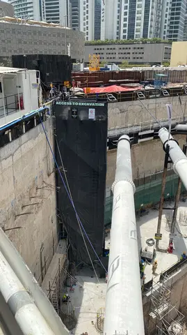 Binghatti Skyblade, Downtown Dubai construction progress — 20 August 2025, 6.02% complete, photo 1 of 3
