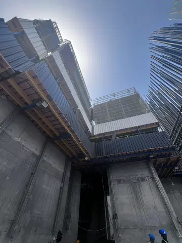 Ход строительства Binghatti Skyblade, Downtown Dubai — 21 апреля 2026, готовность 17,06%, снимок 7 из 10