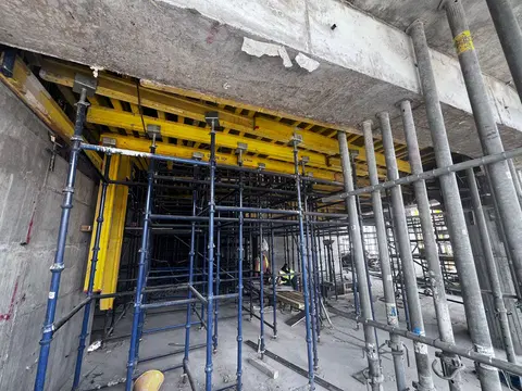 Ход строительства Binghatti Skyblade, Downtown Dubai — 21 апреля 2026, готовность 17,06%, снимок 3 из 10