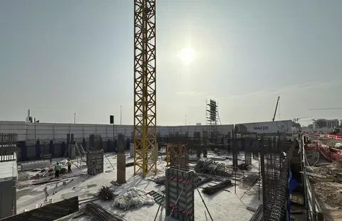 Gate Eleven Residences, Mohammed Bin Rashid City District 11 construction progress — 30 March 2026, 12.04% complete, photo 4 of 6