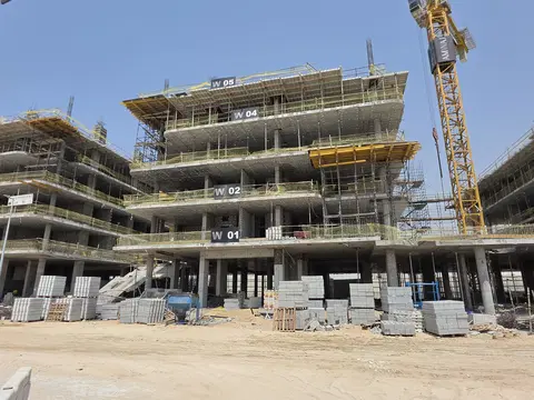 Gate Eleven Residences, Mohammed Bin Rashid City District 11 construction progress — 9 September 2026, 30.58% complete, photo 7 of 8