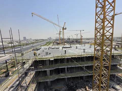 Gate Eleven Residences, Mohammed Bin Rashid City District 11 construction progress — 9 September 2026, 30.58% complete, photo 2 of 8