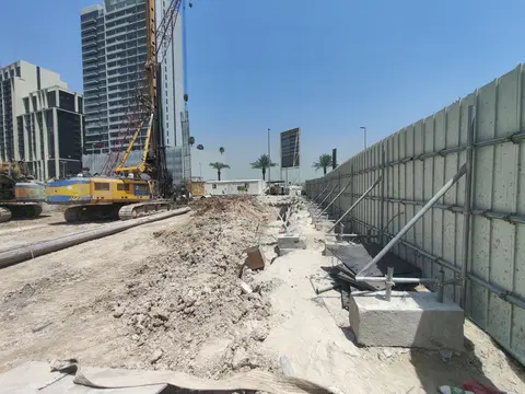 Ход строительства Auresta Tower, Jumeirah Village Circle — 27 июля 2026, готовность 2,00%, снимок 4 из 4