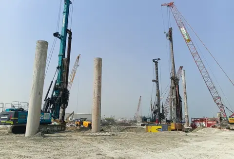 Chelsea Residences 2 by Damac, Maritime City construction progress — 6 August 2026, 5.44% complete, photo 2 of 6