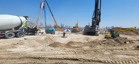 Ход строительства Atelis at D3, Dubai Design District — 6 июля 2026, готовность 0,96%, снимок 2 из 5