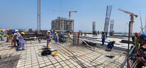 Villa del Gavi, Dubai Islands construction progress — 8 July 2026, 15.88% complete, photo 8 of 9