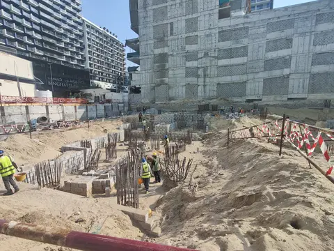 Norah Residence, JVC District 14 construction progress — 29 September 2026, 6.77% complete, photo 1 of 3