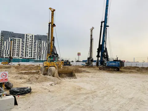 Ход строительства South Garden E, Al Furjan — 27 марта 2026, готовность 0,12%, снимок 3 из 5