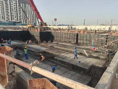 South Garden E, Al Furjan construction progress — 7 September 2026, 8.00% complete, photo 4 of 5