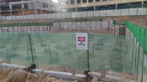 Aurelia Residence, Sports City construction progress — 17 April 2026, 4.46% complete, photo 4 of 4