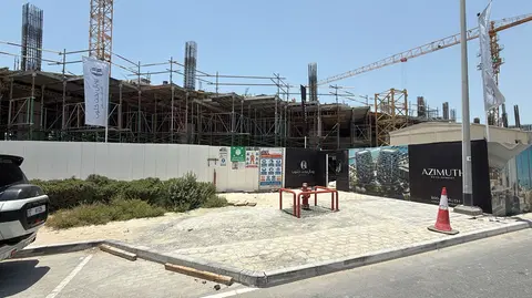 Royal Yacht Club Residence, Dubai Islands construction progress — 18 June 2026, 14.69% complete, photo 2 of 5