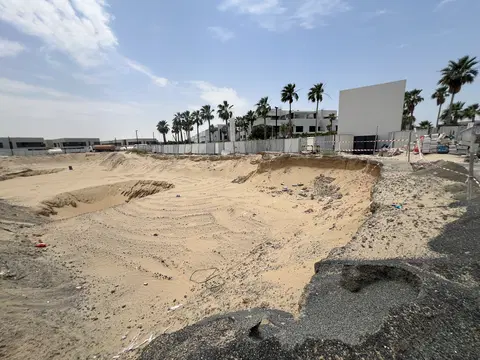 California Residences, California Village construction progress — 30 April 2026, 1.59% complete, photo 3 of 3
