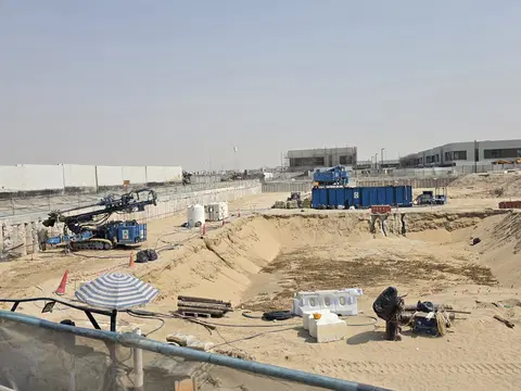 California Residences, California Village construction progress — 10 September 2026, 1.74% complete, photo 2 of 3