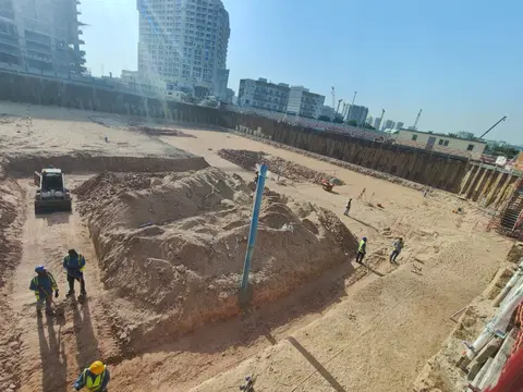 Ход строительства Rosewell Park, DubaiLand Residence Complex — 29 июня 2026, готовность 2,96%, снимок 2 из 6