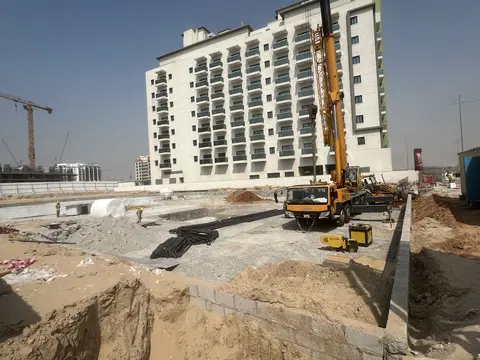 Chapter 01 by Newbury, International City 2 construction progress — 25 June 2026, 2.36% complete, photo 1 of 4