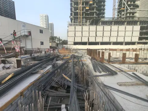 Ход строительства Avant Garde 2 Residences, JVC District 12 — 30 июля 2026, готовность 7,33%, снимок 2 из 3
