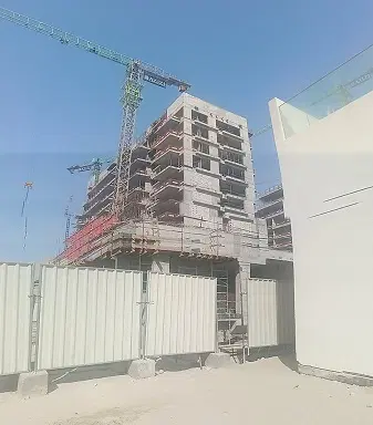 Ход строительства Azizi Riviera 64, Azizi Riviera — 18 июня 2025, готовность 40.98%, снимок 7 из 11