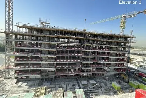 Azizi Riviera 68, Azizi Riviera construction progress — 11 June 2025, 32.14% complete, photo 8 of 17