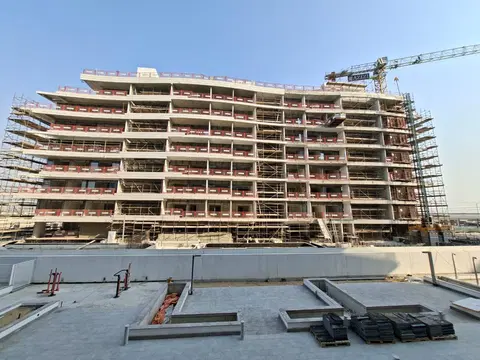 Azizi Riviera 68, Azizi Riviera construction progress — 7 August 2026, 74.56% complete, photo 4 of 7