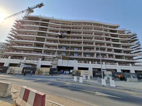 Azizi Riviera 68, Azizi Riviera construction progress — 7 August 2026, 74.56% complete, photo 2 of 7