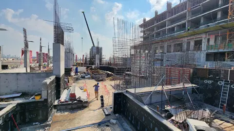 Ход строительства Sunset Bay 5, Dubai Islands — 9 января 2026, готовность 6.67%, снимок 1 из 4