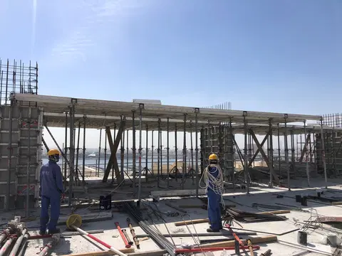 Ход строительства Sunset Bay 5, Dubai Islands — 14 апреля 2026, готовность 16.29%, снимок 4 из 14