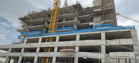 Ход строительства Sunset Bay 5, Dubai Islands — 14 апреля 2026, готовность 16.29%, снимок 6 из 14