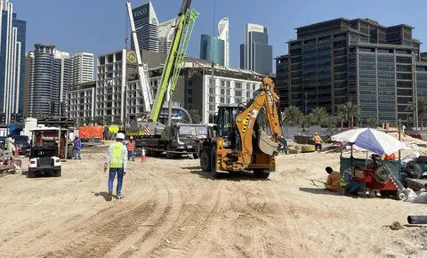 Jumeirah Residences Emirates Towers, Trade Centre Second construction progress — 23 March 2026, 0.04% complete, photo 3 of 6