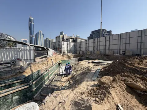 Jumeirah Residences Emirates Towers, Trade Centre Second construction progress — 22 June 2026, 1.32% complete, photo 5 of 10