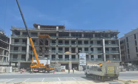 Ход строительства Greenfield Living, Dubai South Residential District — 17 апреля 2026, готовность 33,31%, снимок 4 из 5