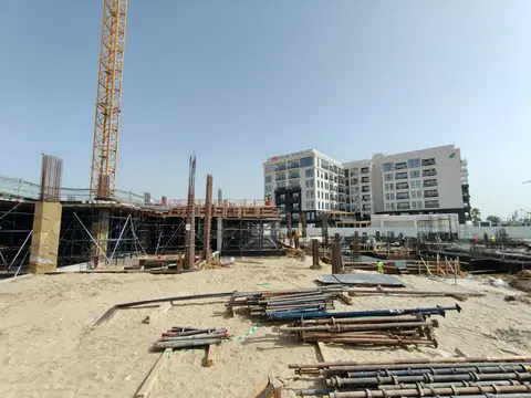 Avenew888 - Modo, Dubai South Residential District construction progress — 17 July 2026, 7.14% complete, photo 1 of 6
