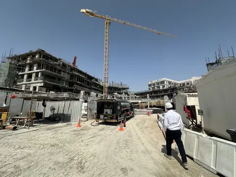 Avenew888 - Modo, Dubai South Residential District construction progress — 8 October 2026, 21.21% complete, photo 5 of 6