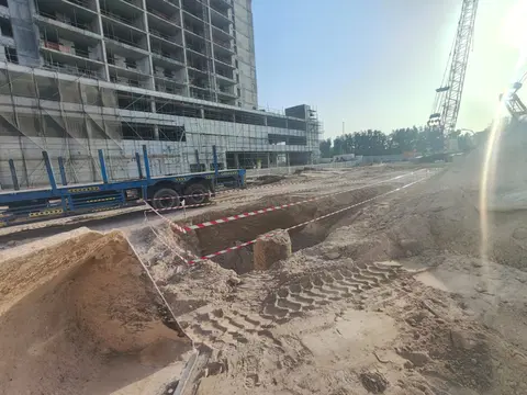 Samana Barari Avenue, Majan construction progress — 18 June 2026, 4.57% complete, photo 1 of 4