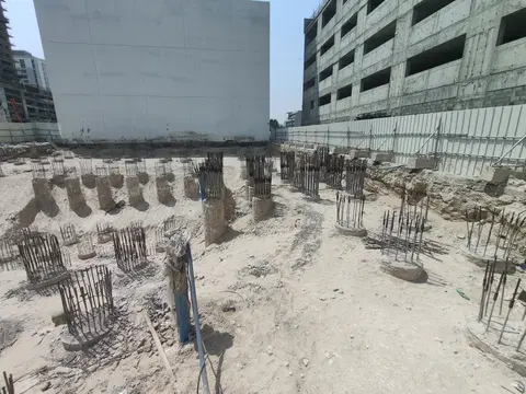 Ход строительства The Borough, Jumeirah Village Circle — 11 августа 2026, готовность 5,45%, снимок 1 из 2