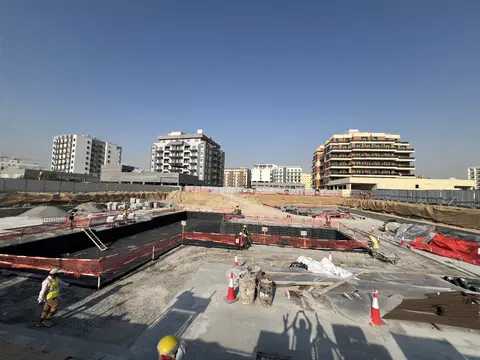 Sports View Residence 2 By Al Helal Al Zahaby, International City 2 construction progress — 5 May 2026, 3.01% complete, photo 2 of 3
