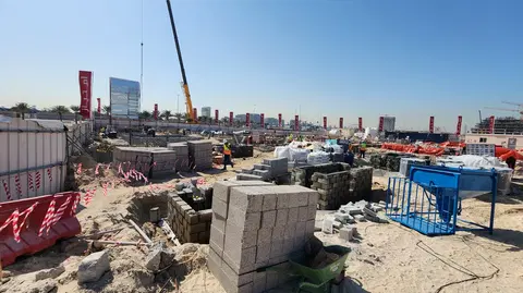 Ход строительства Sunset Bay Grand, Dubai Islands — 20 февраля 2026, готовность 4.21%, снимок 8 из 16