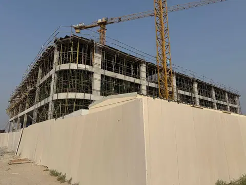 Sunset Bay Grand, Dubai Islands construction progress — 17 August 2026, 16.29% complete, photo 1 of 7