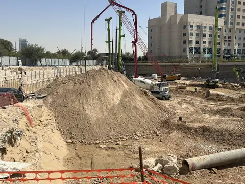 Samana Barari Heights, Majan construction progress — 1 June 2026, 4.04% complete, photo 1 of 3