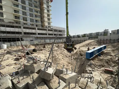 Al Ghaf 2, Al Furjan construction progress — 29 June 2026, 1.58% complete, photo 3 of 4