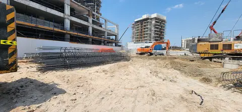 Ocean Crest By Sd, Dubai Islands construction progress — 22 September 2026, 1.35% complete, photo 3 of 5